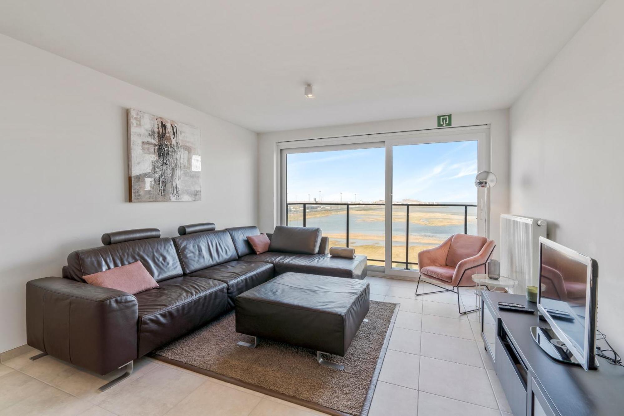 Ontspannen Aan Zee App Met Frontaal Zeezicht - 4P Knokke-Heist Exteriör bild